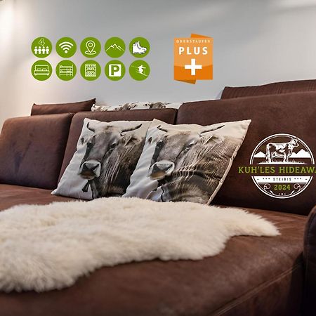Kuh'Les Hideaway Steibis 3-Zimmer Ferienwohnung 55 M² Oberstaufen Exterior foto